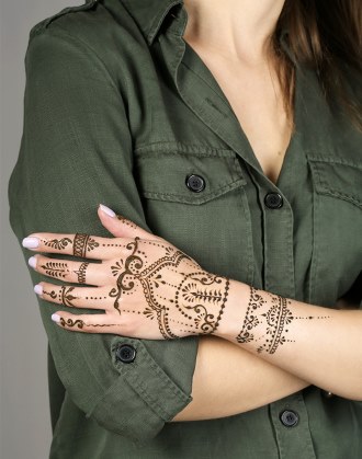 Mehendi: què és. Dibuixos de henna al cos per a principiants. Esbossos, dissenys de tatuatges