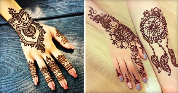 Mehendi: què és. Dibuixos de henna al cos per a principiants. Esbossos, dissenys de tatuatges