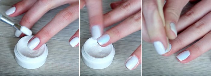 Com aplicar gel polish a casa. Instrucció, vídeo amb llum, sense, fregament, pedreria