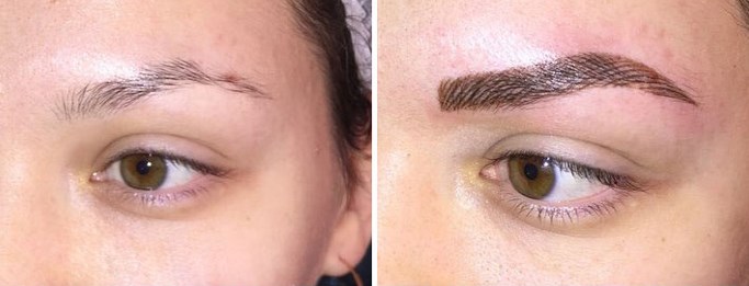 Époussetage des sourcils - qu'est-ce que c'est, photos avant et après, combien de temps dure l'effet, critiques