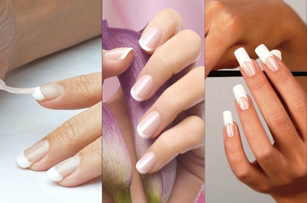 Shellac française, manucure française. Conception, photo. Comment faire des ongles avec du vernis gel à la maison