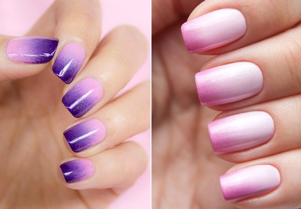 Manicura ombra: foto, com fer-ho a casa