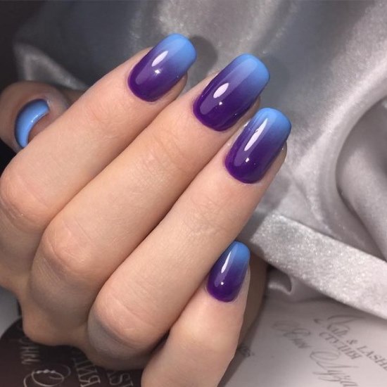 Manicura ombra: foto, com fer-ho a casa