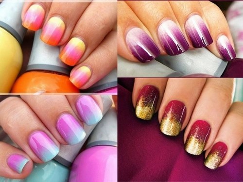 Manicura ombra: foto, com fer-ho a casa