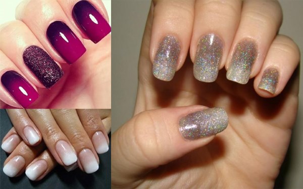 Manicura ombra: foto, com fer-ho a casa