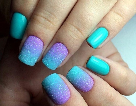 Manicura ombra: foto, com fer-ho a casa