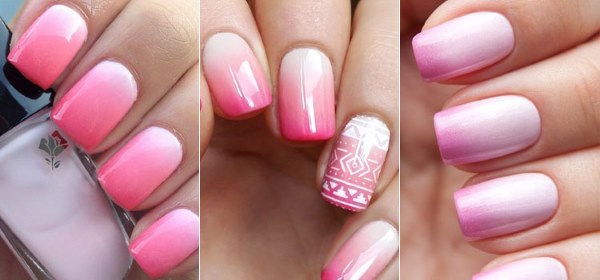 Manicura ombra: foto, com fer-ho a casa