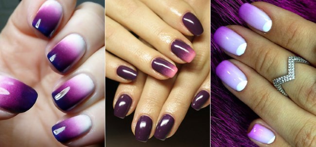 Manicura ombra: foto, com fer-ho a casa