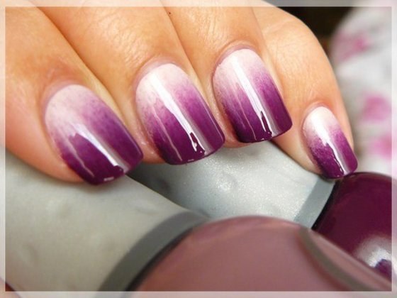 Manicura ombra: foto, com fer-ho a casa