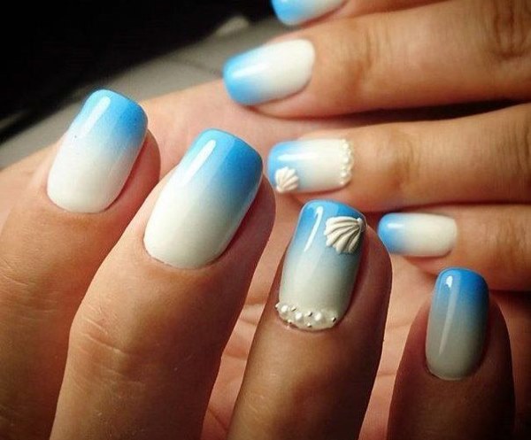 Manicura ombra: foto, com fer-ho a casa