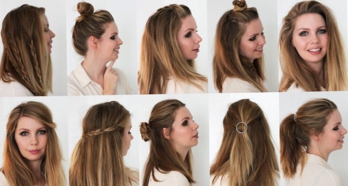 Coiffures pour cheveux moyens, photo. Belles coupes de cheveux décontractées, festives et simples