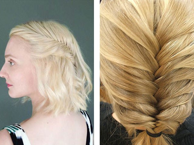 Coiffures pour cheveux moyens, photo. Belles coupes de cheveux décontractées, festives et simples