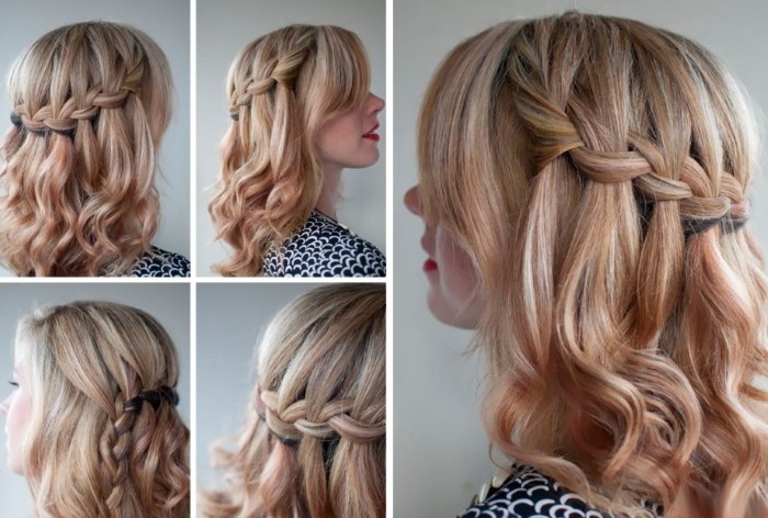 Coiffures pour cheveux moyens, photo. Belles coupes de cheveux décontractées, festives et simples