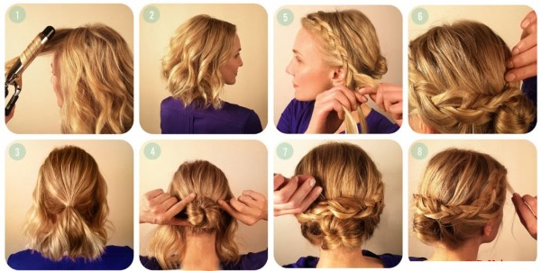 Comment coiffer ses propres cheveux pour les cheveux moyens: rapidement, magnifiquement, en 5 minutes