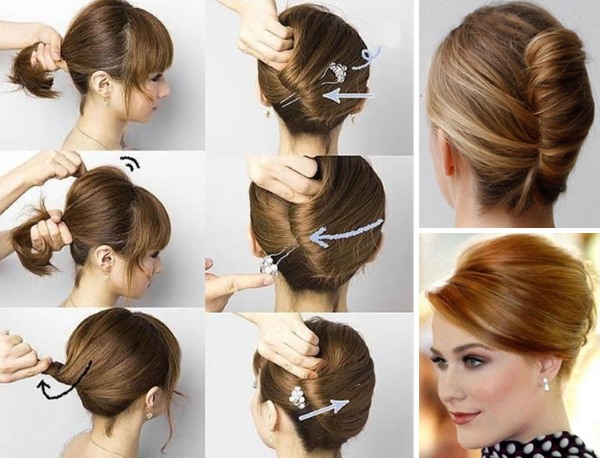 Coiffures simples pour tous les jours en 5 minutes avec vos propres mains pour cheveux moyens, longs et courts