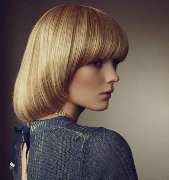 Coupes de cheveux pour cheveux moyens. Mode Belles Coiffures, Bangs, Décontracté, Fête, Simple