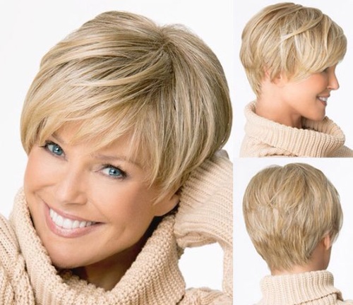 Coupes de cheveux rajeunissantes pour les femmes après 50-55 ans: cheveux courts, moyens et longs à la mode d'Evelina Khromchenko. Une photo