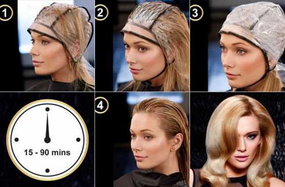 Mise en évidence. Comment faire comme chez soi pour les cheveux foncés, clairs, blonds, courts, moyens, longs. Instruction étape par étape