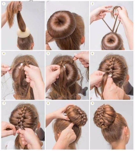 Coiffures pour filles avec des boucles pour cheveux longs, avec une tresse, un diadème, une couronne, des flagelles. Comment le faire étape par étape avec une photo. Cours vidéo