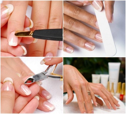 Forme carrée des ongles. Comment faire une accumulation de vernis gel, nouveau design 2020, belle manucure à la maison. Une photo