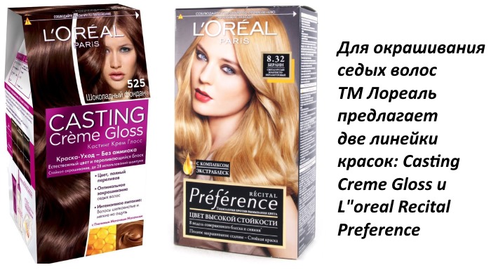 Colorants pour cheveux gris. Comment peindre sans ammoniaque, mise en évidence, palette de couleurs de peintures professionnelles