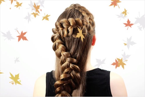 Tissage de tresses pour cheveux longs. Coiffures pour filles à l'école, grecques, volumineuses, tresses françaises