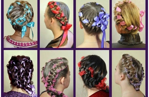 Tissage de tresses pour cheveux longs. Coiffures pour filles à l'école, grecques, volumineuses, tresses françaises