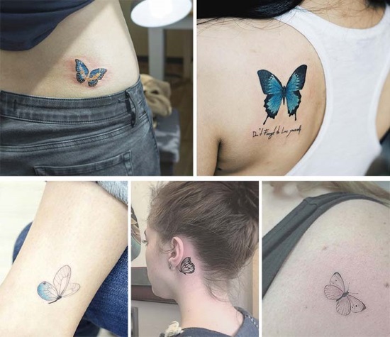 Beaux petits tatouages ​​pour les filles. Croquis et significations, photos