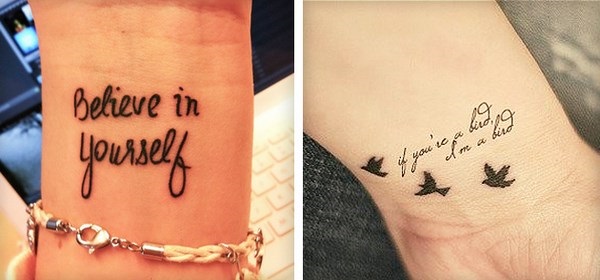 Beaux petits tatouages ​​pour les filles. Croquis et significations, photos