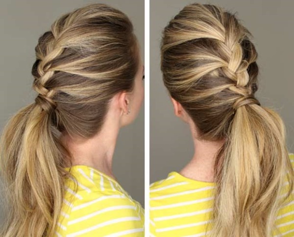 Coiffures pour cheveux moyens à l'école en 5 minutes légères, rapides, belles, avec une frange pour tous les jours, 1er septembre, remise des diplômes