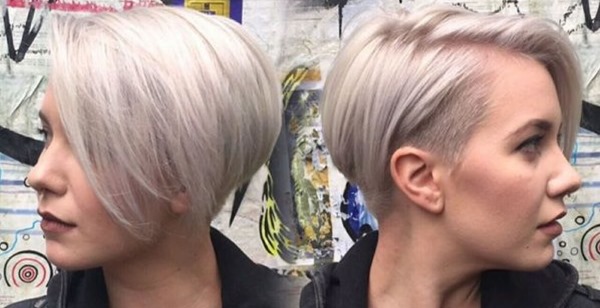 Coupes de cheveux pour cheveux courts avec une frange pour les femmes. Photo volumineuse, cascade, échelle, à la mode