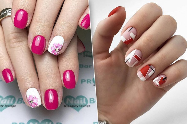 Manicura brillant per a ungles curtes. Fotos, tendències, nou disseny 2020