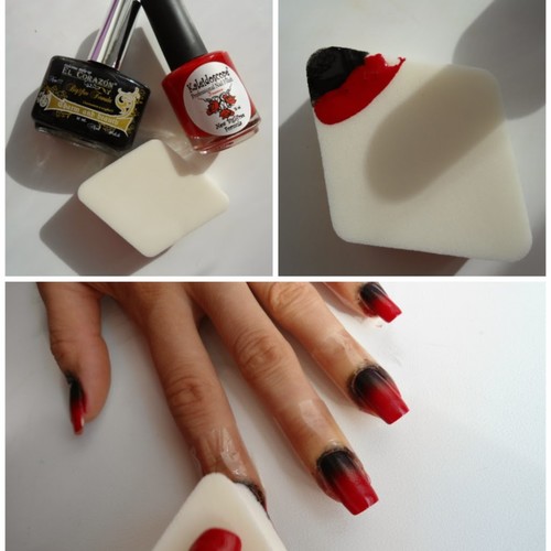 Manucure rouge pour les ongles courts. Photo, design 2020 avec strass, paillettes, frottement, français