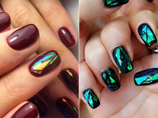 Esmalt de gel monocrom en manicura. Notícies de moda de fotos 2020