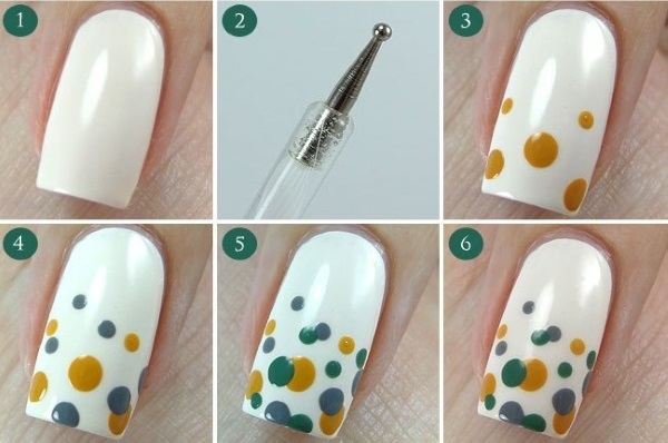 Géométrie sur les ongles. Dessins, techniques, idées, comment le faire étape par étape avec une photo