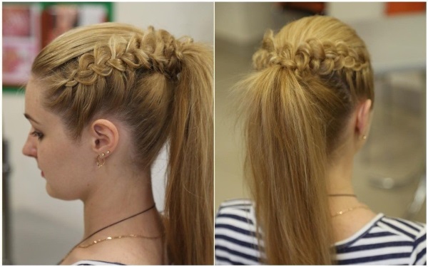 Coiffures du soir pour cheveux moyens avec et sans frange. Photo, comment le faire étape par étape