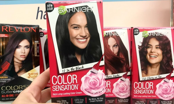 Sensació de color Garnier. Paleta de colors de pintura, fotos abans i després, ressenyes