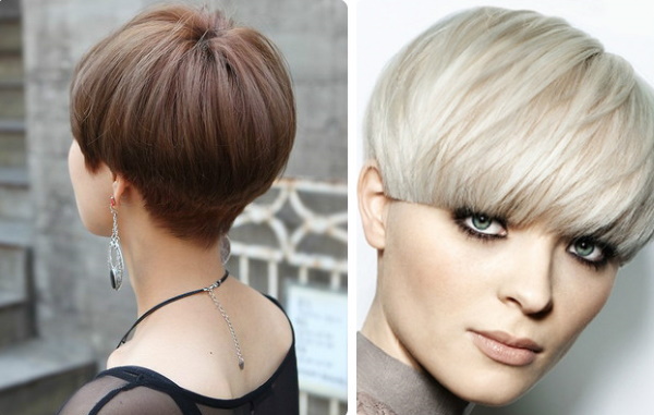 Coupes de cheveux courtes pour un visage rond. Photo pour femmes aux cheveux fins et bouclés, frange