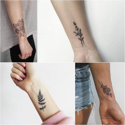 Petits tatuatges al braç per a nois, noies. Esbossos, fotos, significat