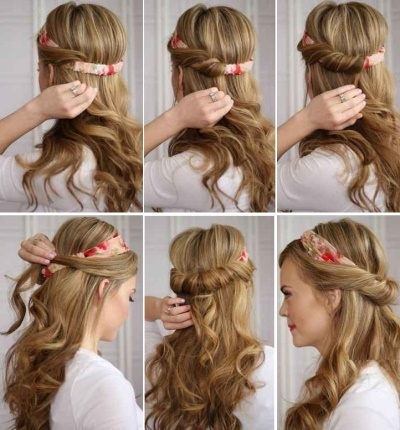 Coiffures à la mode pour les cheveux ondulés. Photo homme et femme