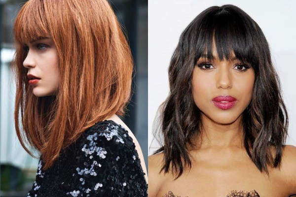 Un bob avec une frange pour les cheveux fins. Photos avant et après, options pour un visage rond et ovale