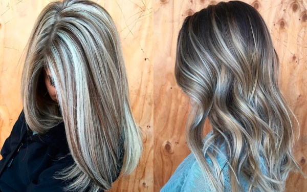 Blondes aux racines foncées. Photo, techniques de coloration, mise en évidence, tonification