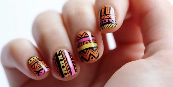 Bonica manicura a les ungles curtes. Foto, com fer, idees de disseny