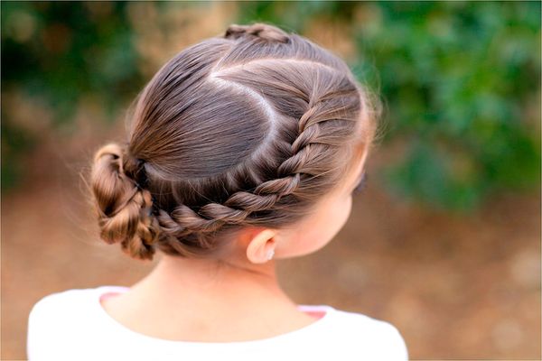 Coiffures simples pour cheveux moyens pour tous les jours, vacances, pour adolescents. Photo, comment le faire étape par étape