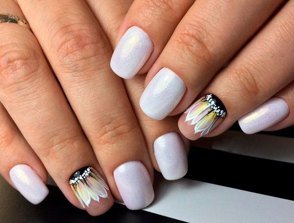 Idees de manicura amb esmalt de gel per a ungles curtes. Fotos, dissenys pas a pas