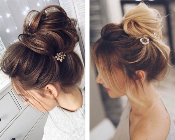 Un chignon pour les cheveux moyens. Comment faire des coiffures avec un bagel rapidement et magnifiquement étape par étape de vos propres mains