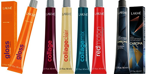 Tint per als cabells Lakme (Lakme). Paleta de colors, ressenyes, preu