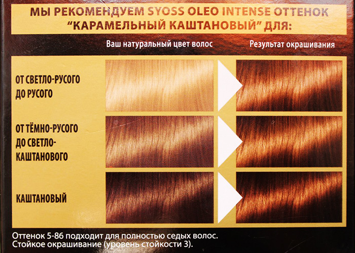 Couleur de cheveux caramel pour yeux verts, bleus, bruns. Une photo